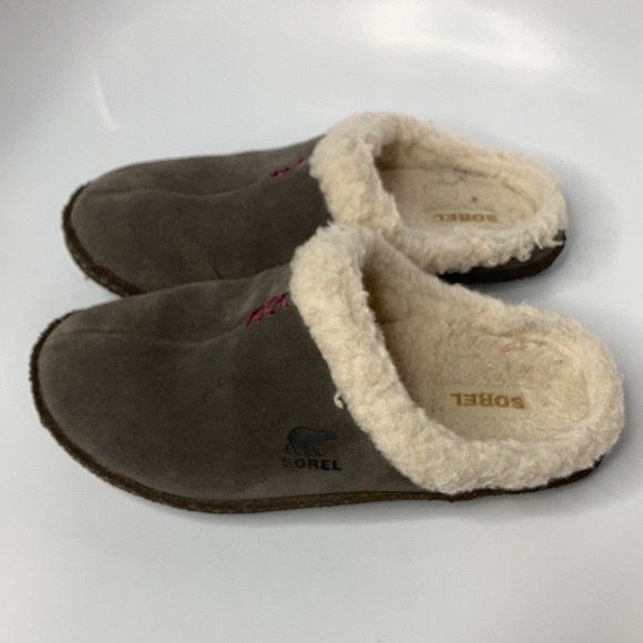 Sorel Nakiska slide Apres slippers gray size 6 - Picture 5 of 8